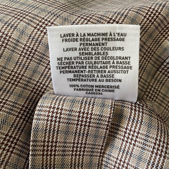 Men’s Dress Shirt, Size 15.5 Taupe, Jones New York - Picture 5 of 6